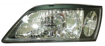 Левая фара SAT (чёрная, 20-402) Toyota Carina  Е210 (1998-2001) седан рестайлинг